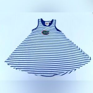 University of Florida Gators Girl’s Striped Sleeveless Dress Size 10 VGUC NCAA